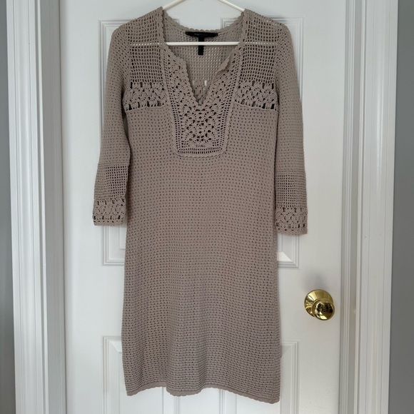 BCBGMaxazria Alexi Crochet Mini Dress Size XXS - Picture 2 of 10